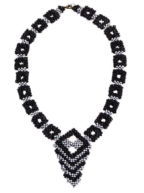 Colier din margele de sticla  Liza Panait Liza Panait Online Boutique